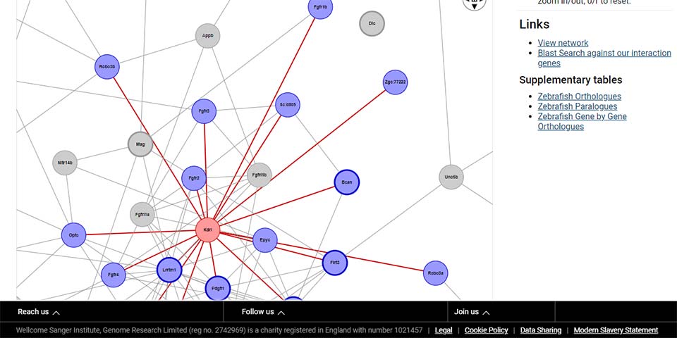 Screenshot of ARNIE - to show complex graphical interface